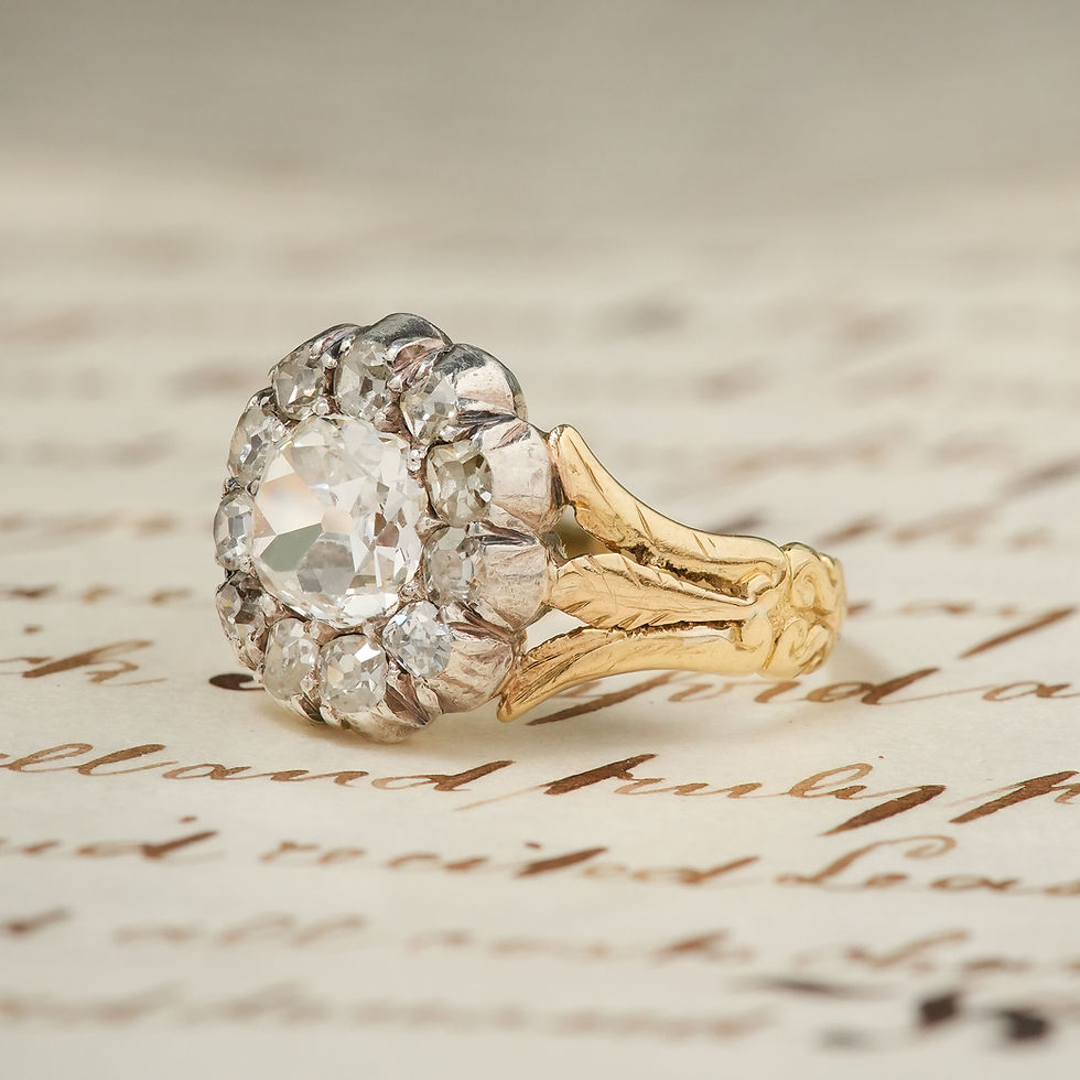 Thumbnail: Rare Georgian Diamond Ring