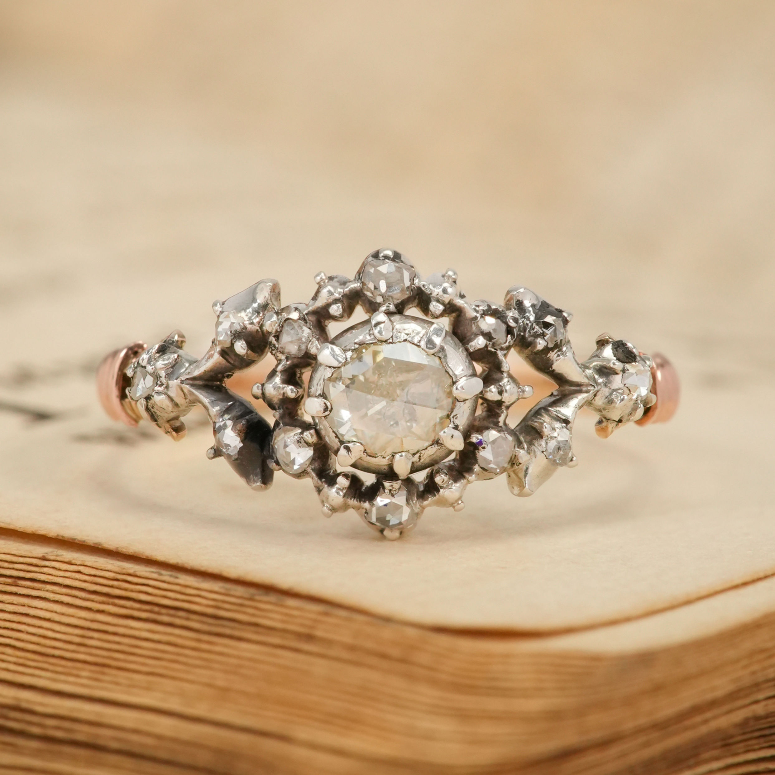 French Early Victorian Diamond Ring
