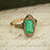 Thumbnail: 1920s Emerald & Diamond Navette Ring