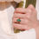 Thumbnail: 1920s Emerald & Diamond Navette Ring