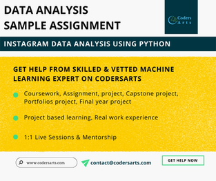 Instagram Data analysis Assignment | Sample Assignment
