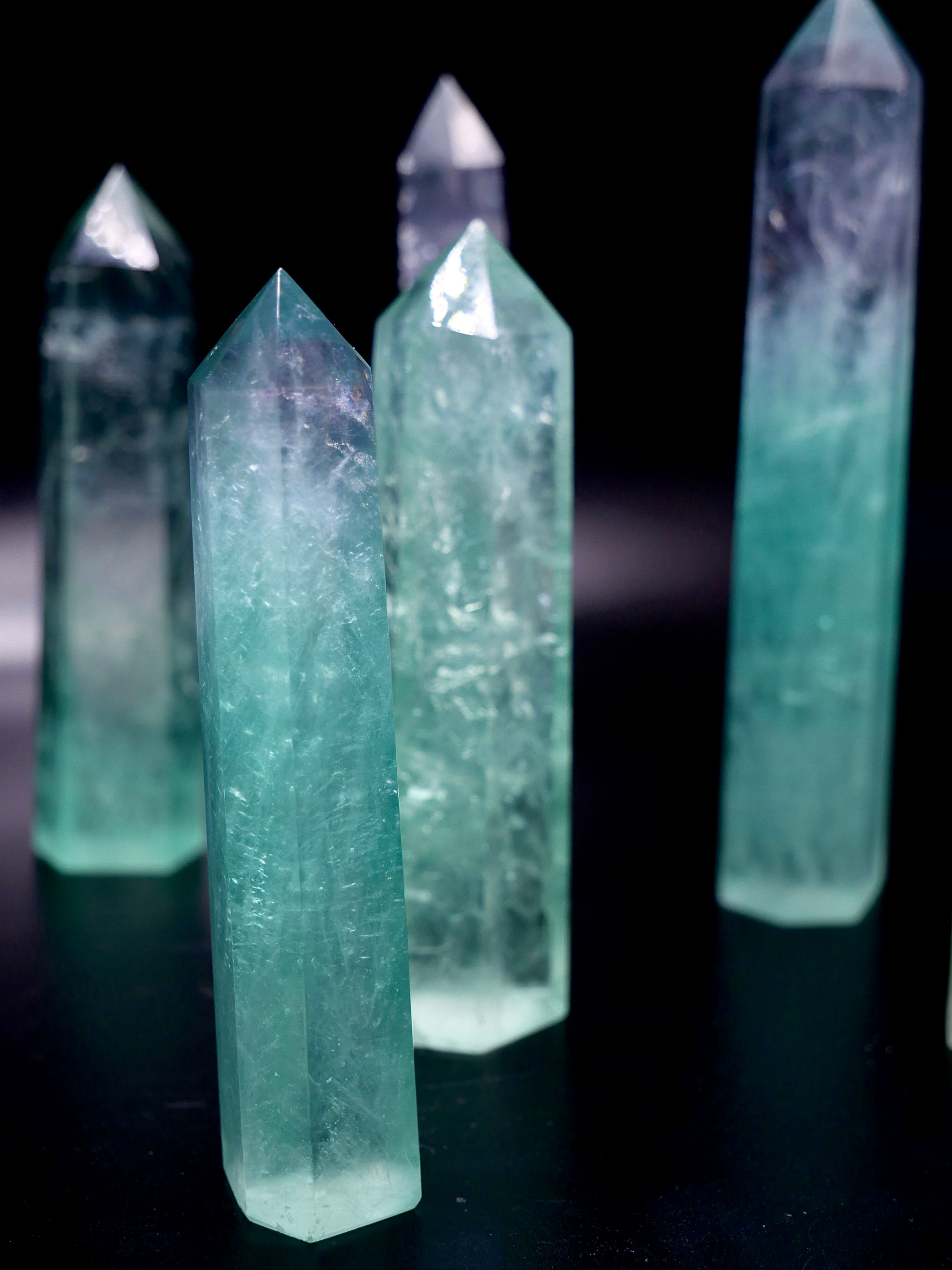 Nepal Teal Fluorite Tower