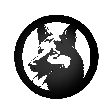 Spinning hundevagt logo gif