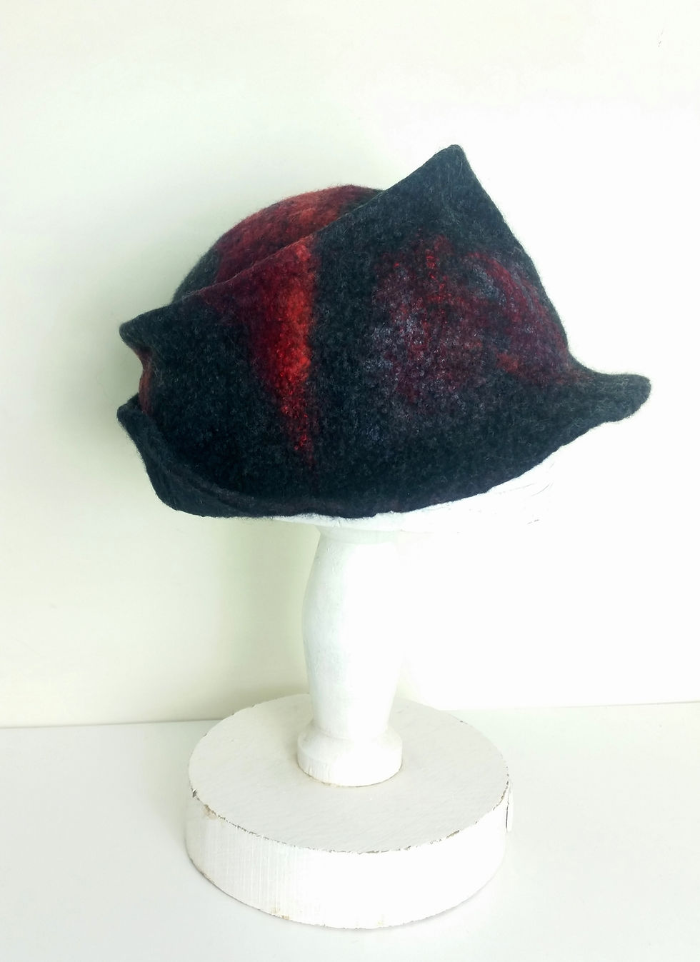 Miniature : Chapeau en feutre de laine merinos forme Trilby