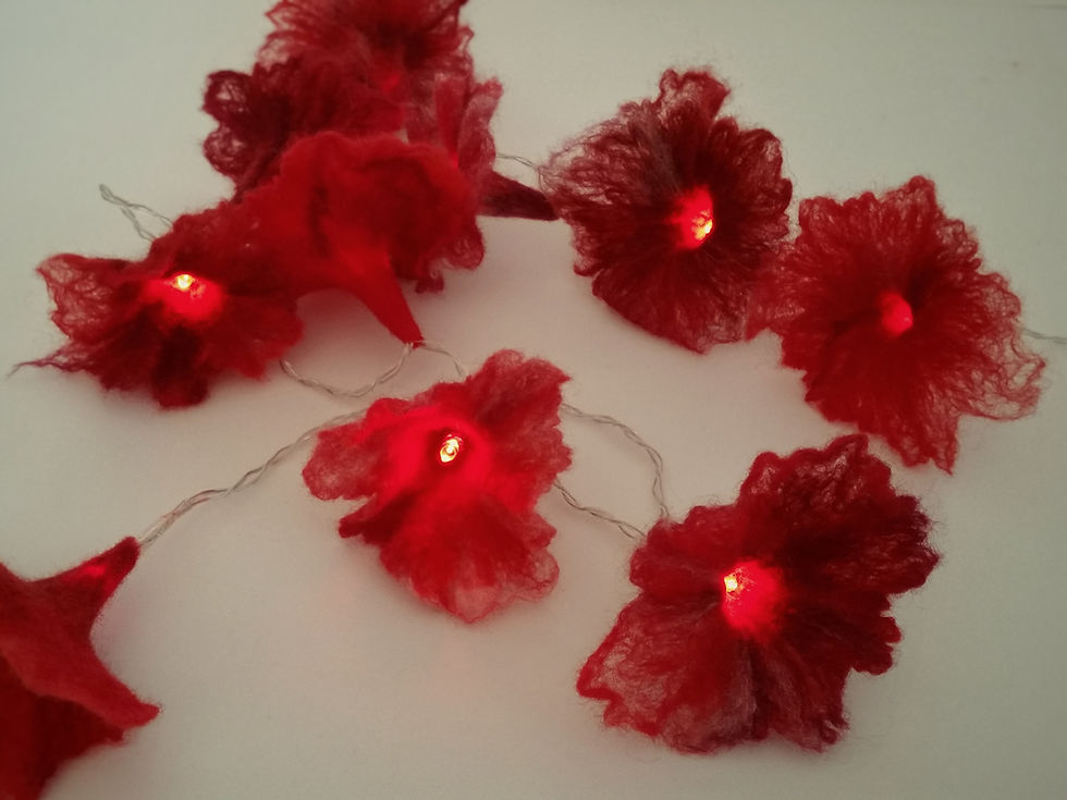 Miniature : Guirlande de fleurs lumineuses