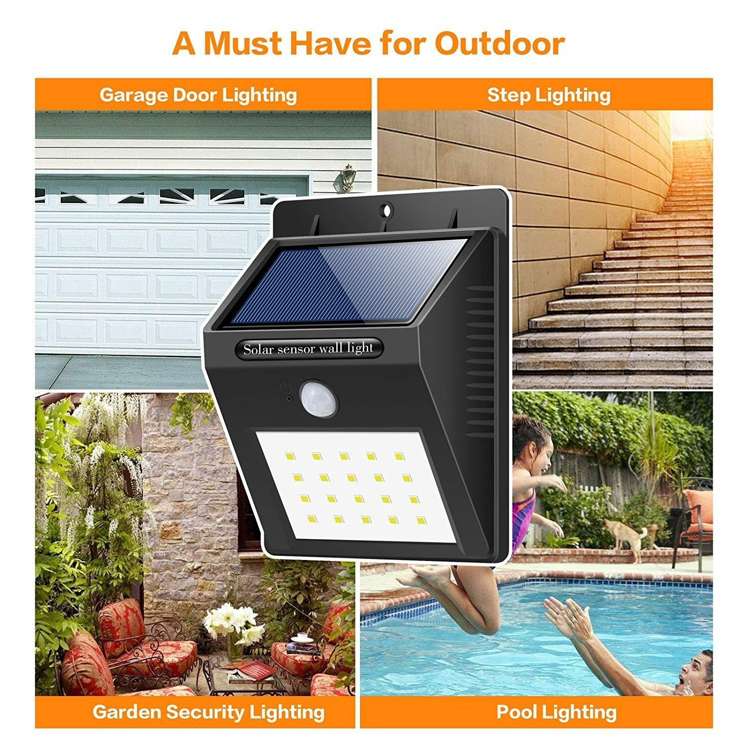 Solar Motion Sensor Light