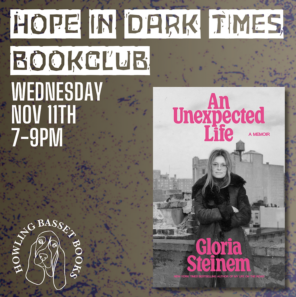 HOPE IN DARK TIMES BOOK CLUB