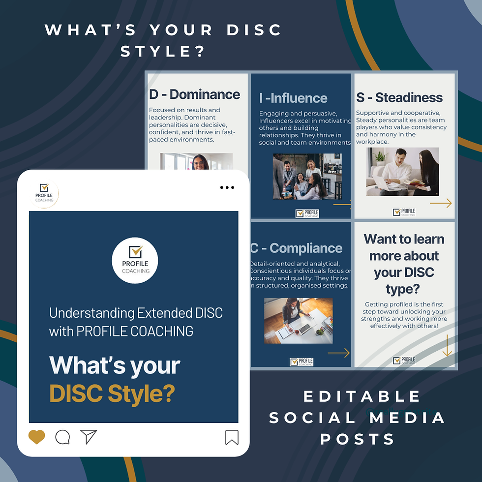 Thumbnail: 4x DISC Carousels for Social Media