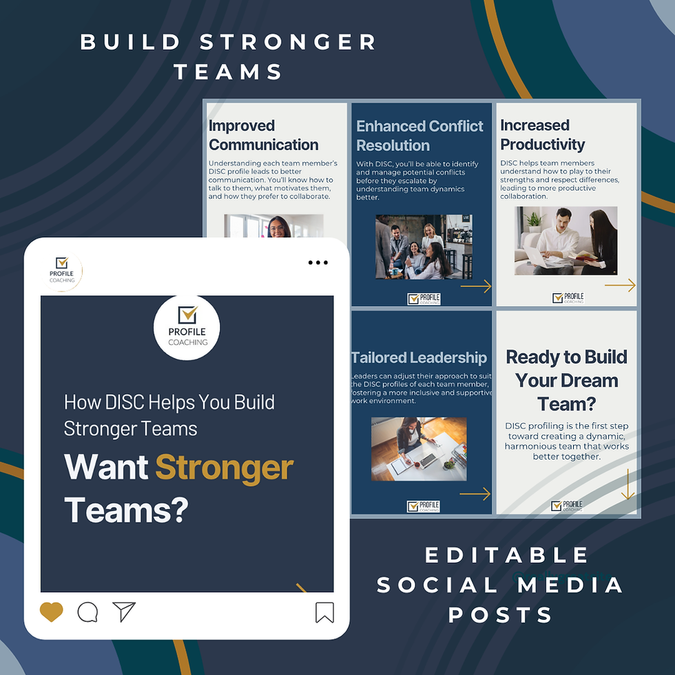 Thumbnail: 4x DISC Carousels for Social Media