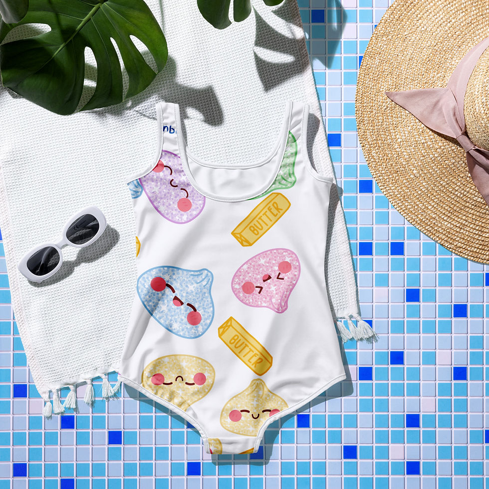 Thumbnail: All-Over Print Youth Swimsuit