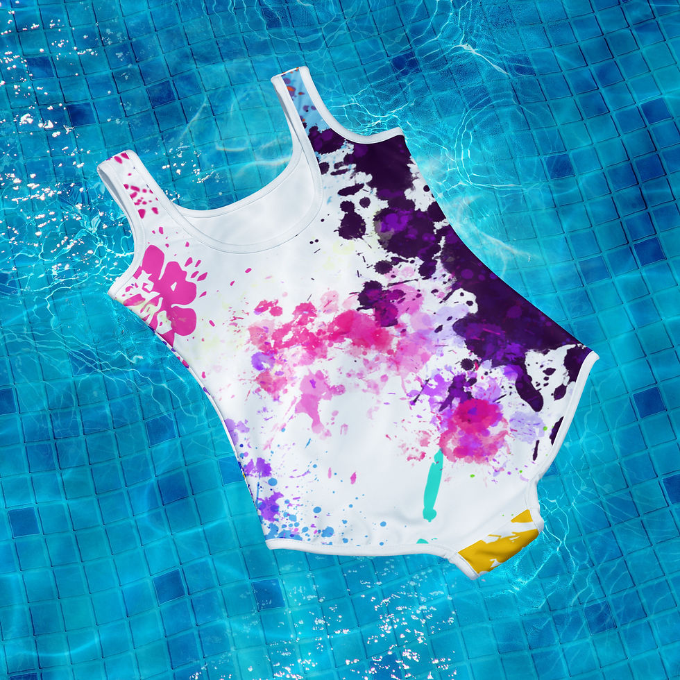 Thumbnail: All-Over Print Youth Swimsuit