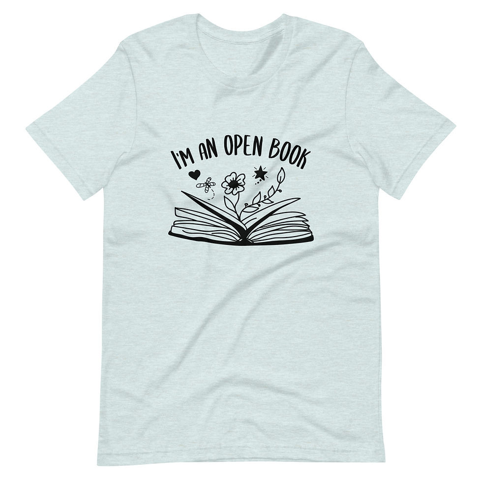 Thumbnail: I'm An Open Book Unisex T-shirt for Authors