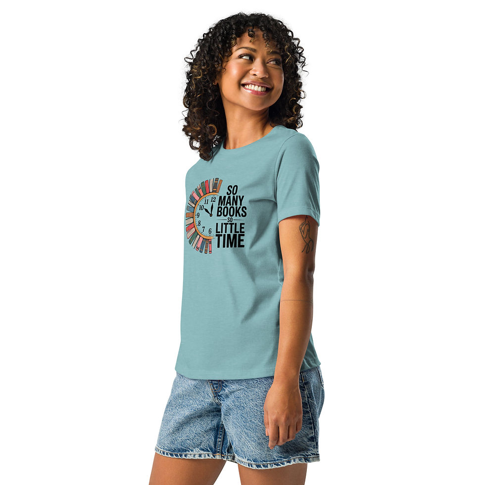 Thumbnail: So Many Books, So Little Time Women's Relaxed Bella T-Shirt