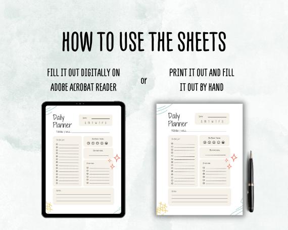 Thumbnail: Query Prep Printable Planner