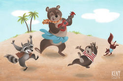 Illustration by Kent Culotta, represented by Vicky Weber at Creative Media Agency