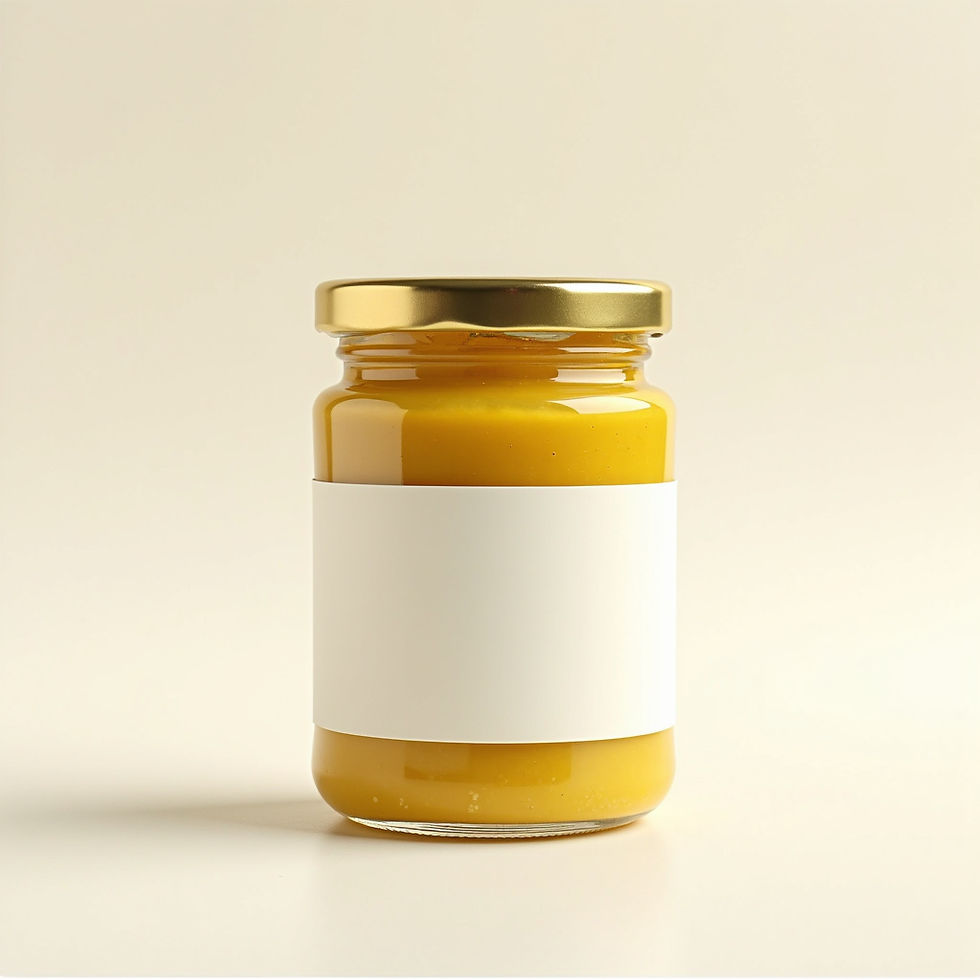 Artisan Mustard Jar