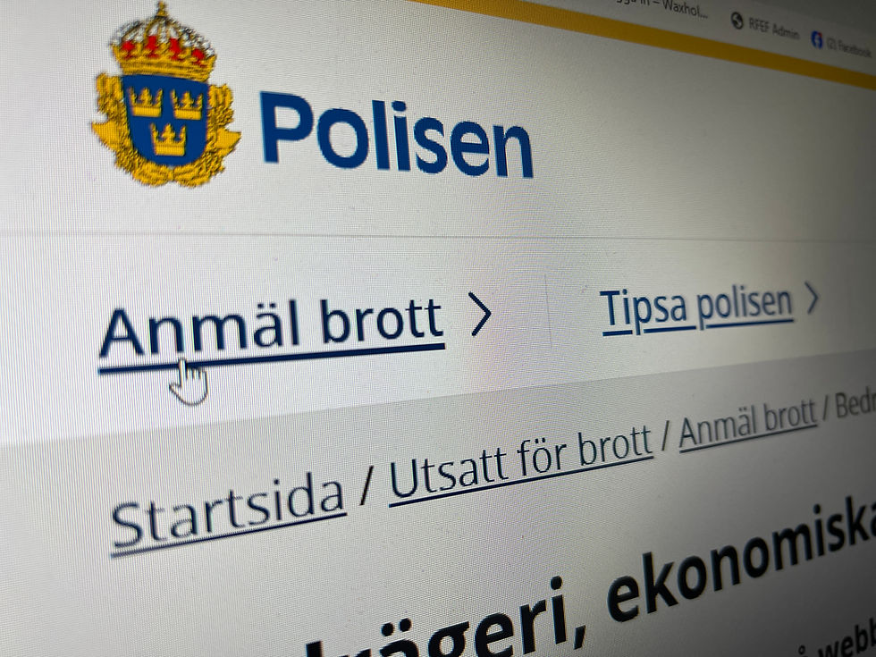 Varför två polisanmälningar?