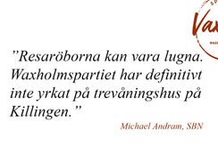 Resaröborna kan vara lugna!