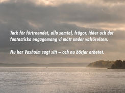 Nu börjar arbetet