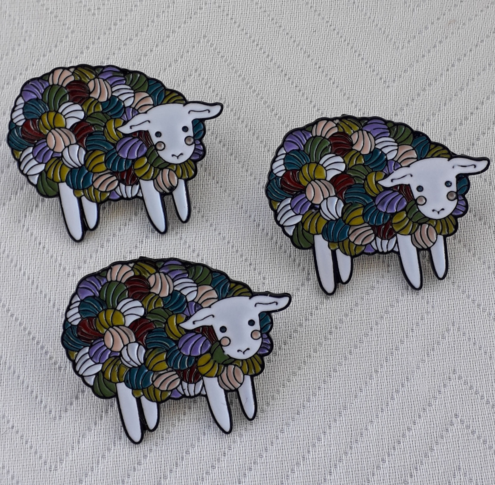 Sheep Yarn Pin