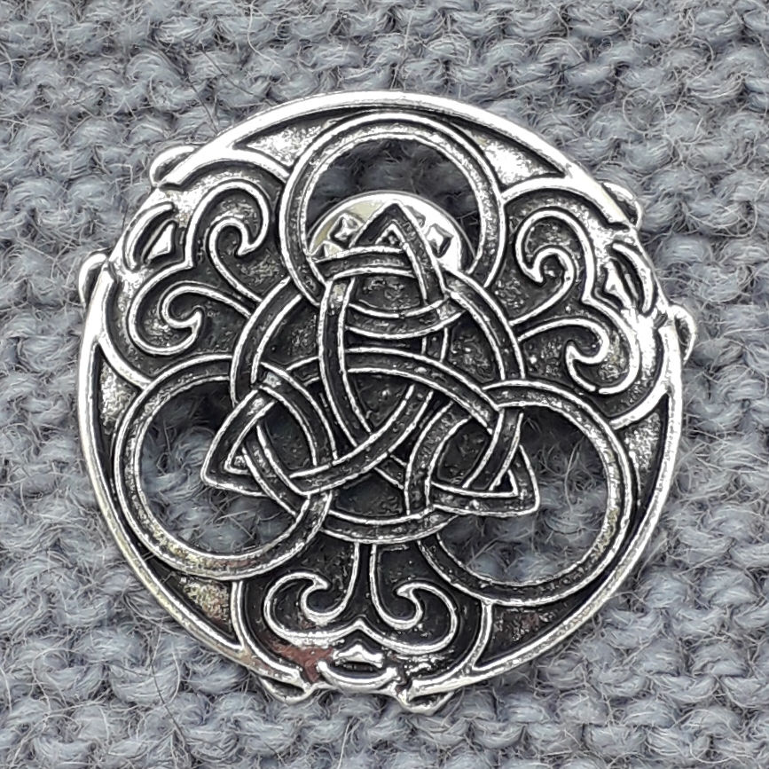 Thumbnail: Celtic/Nordic/Viking Brooch for Wraps & Shawls