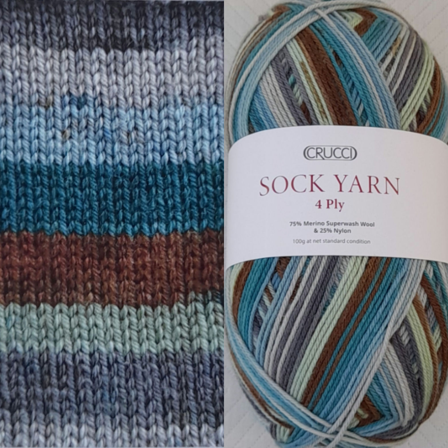 Crucci Sock Yarn 4ply