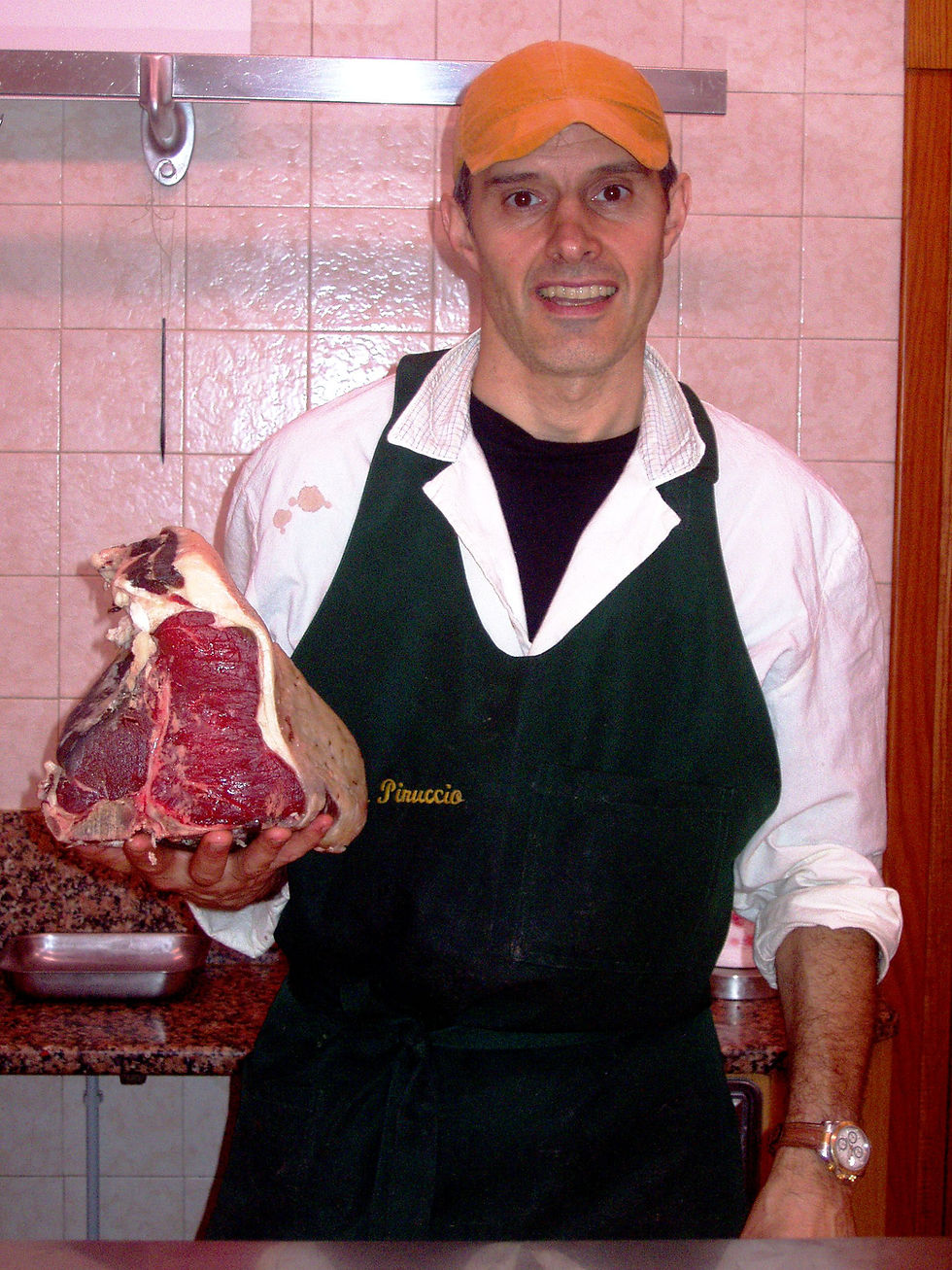 Casati Patron della macelleria-salumeria “Da Pinuccio”, di Sartirana di Merate (Lecco)