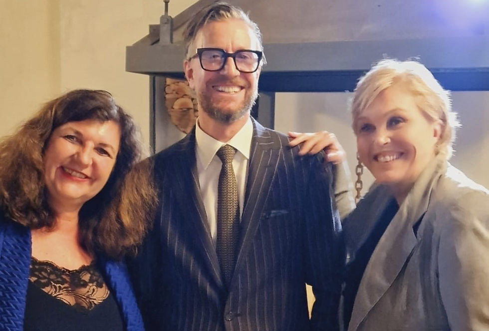 Alessandra Moneti, Alessandro Rossi ed Elsa Mazzolini