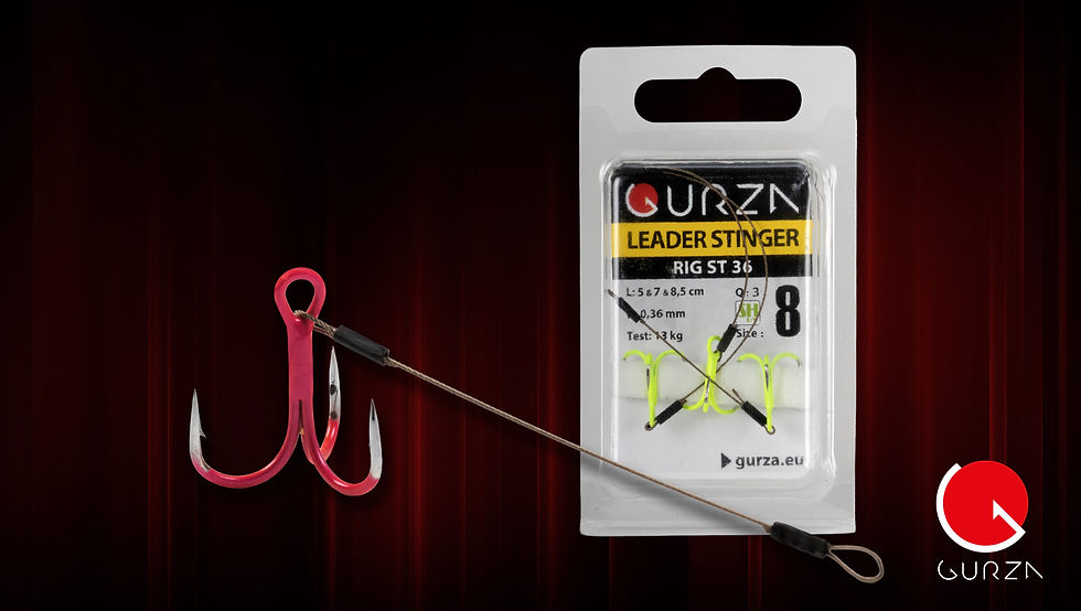 Thumbnail: Monture Leurre GURZA LEADER STINGER RIG
