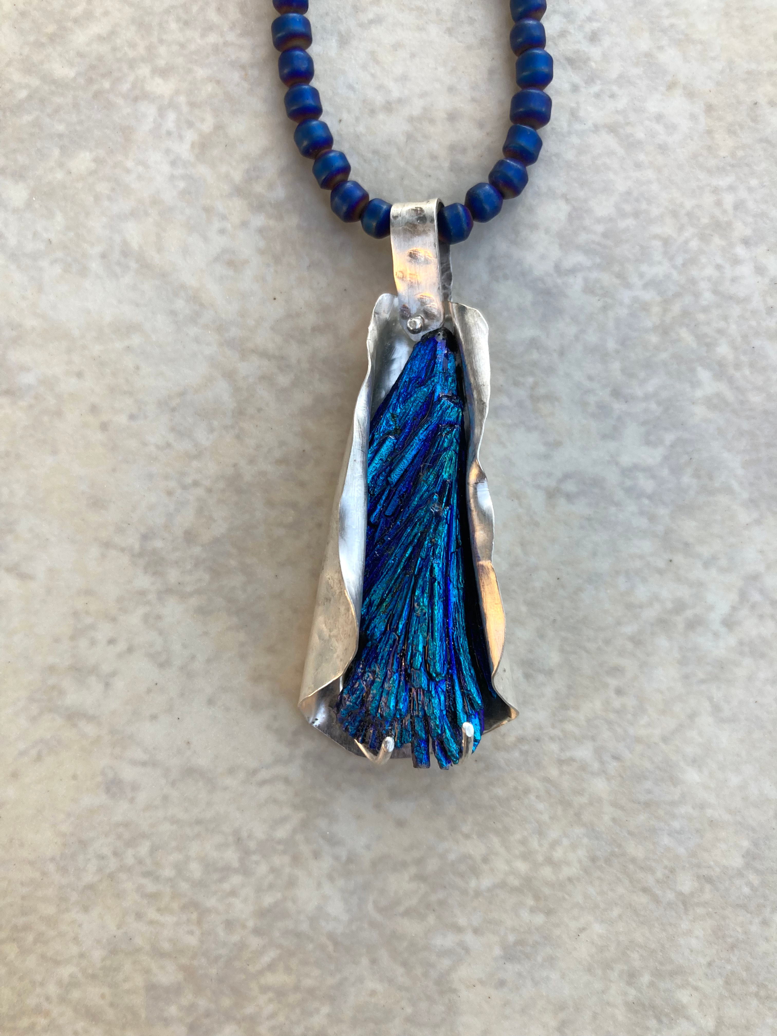 Wrapped Silver Kyanite