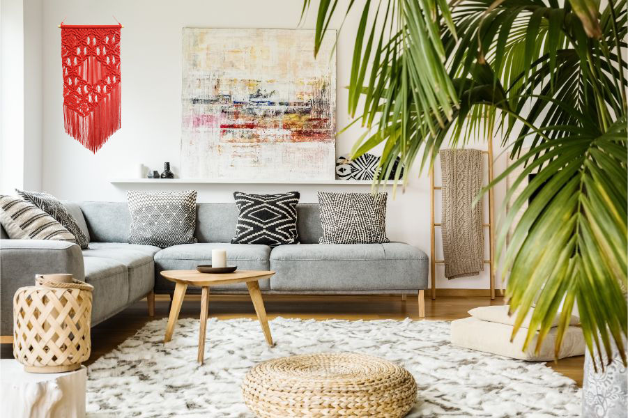 Thumbnail: Macrame wall hanging décor | Handmade boho Wall décor