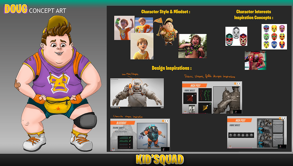 Doug Concept Art WorkFlow