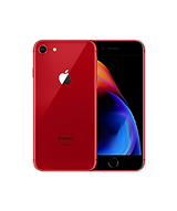 iPhone 8 in red back and front