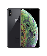iPhone XS in deep grey front and back
