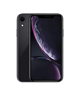 iPhone XR in black front and back
