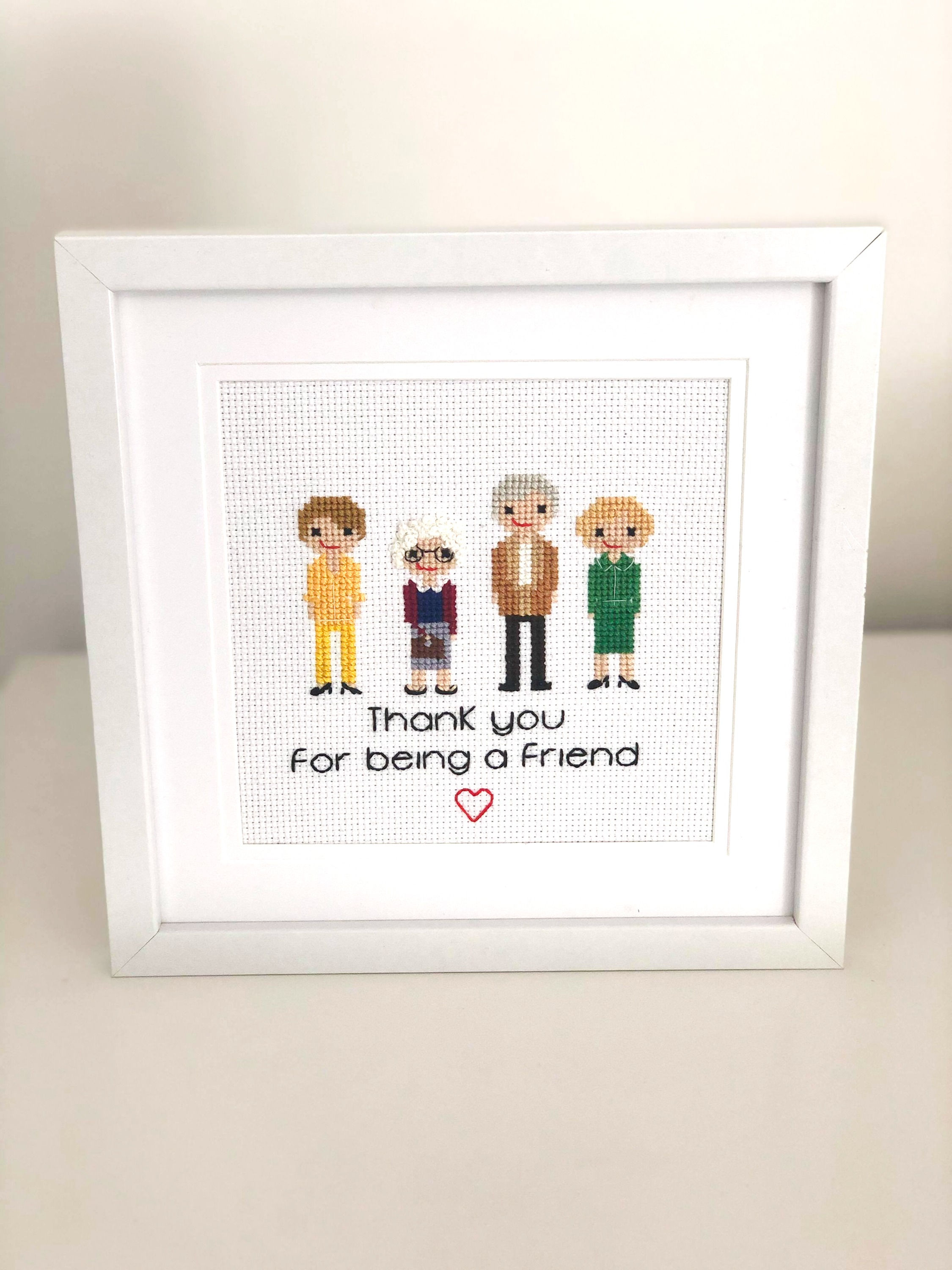 Golden Girls Cross Stitch Portrait