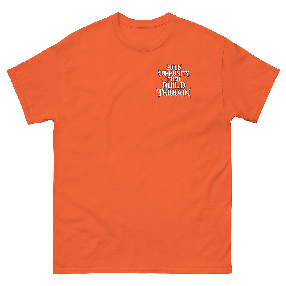 Thumbnail: Build community front - ET back shirt
