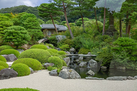 緑昇園の和風庭園 樹木医在籍
