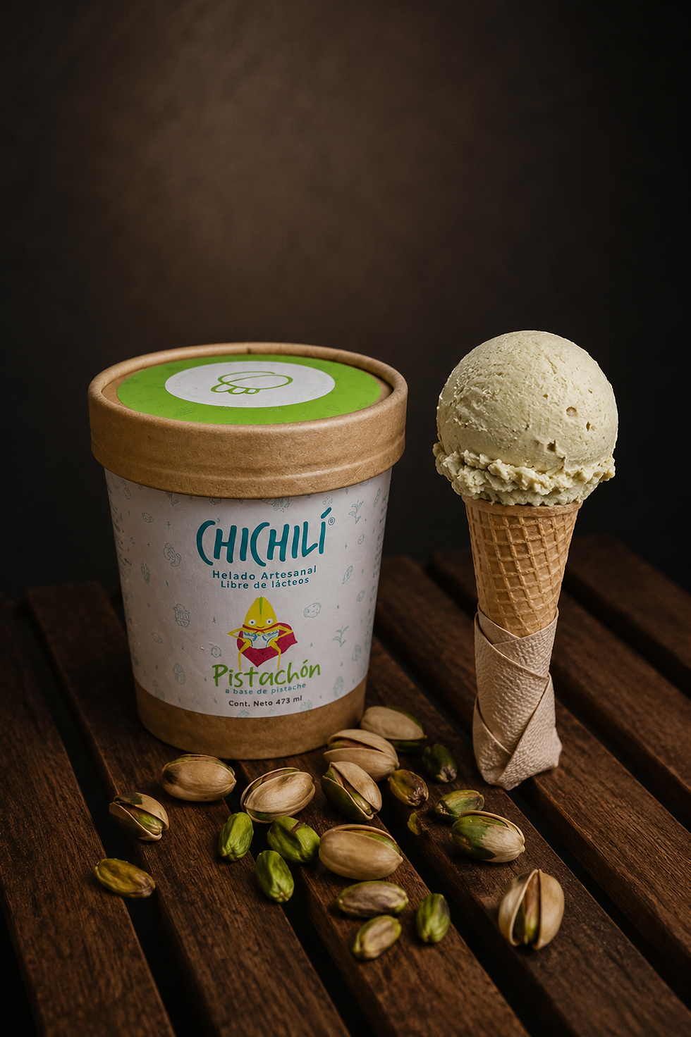 Miniatura: Pistachón 1/4 litro (237 ml) / 1/2 litro (473ml)
