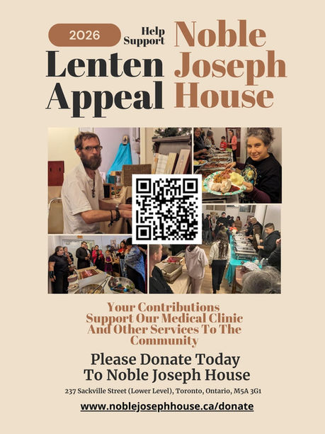 Support Noble Joseph House This Lenten Season
