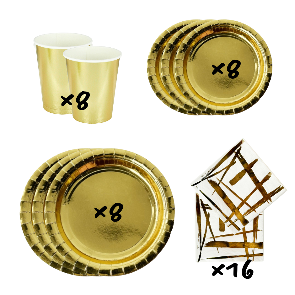 Miniatura: Kit Fiesta Gold, 40 pzas
