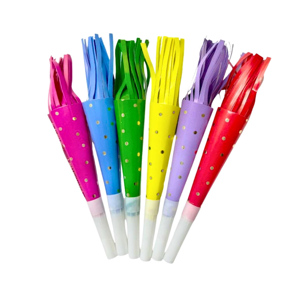 Trompetas de Colores, 6 piezas
