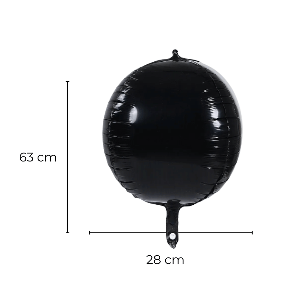 Miniatura: Globo Esfera Negra