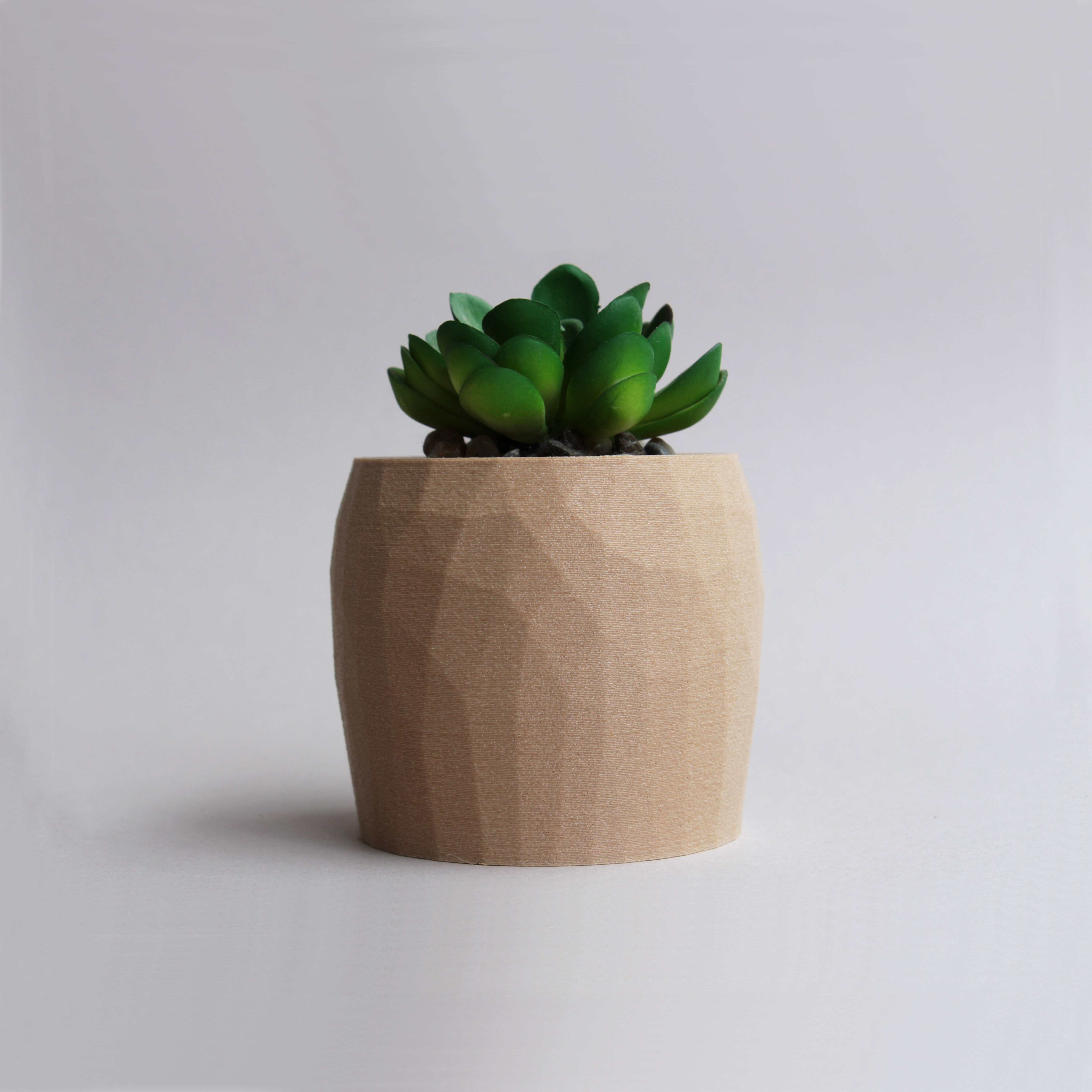 Wooden Textured Indoor Planter