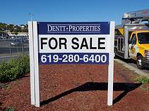 post and panel rest estate signage