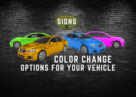 Best Color Change Options for your Vehicle