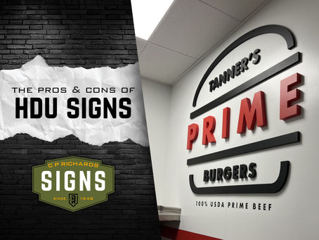 The pros and cons of HDU Signs