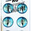 Miniature : Yeux Gecko Bleu