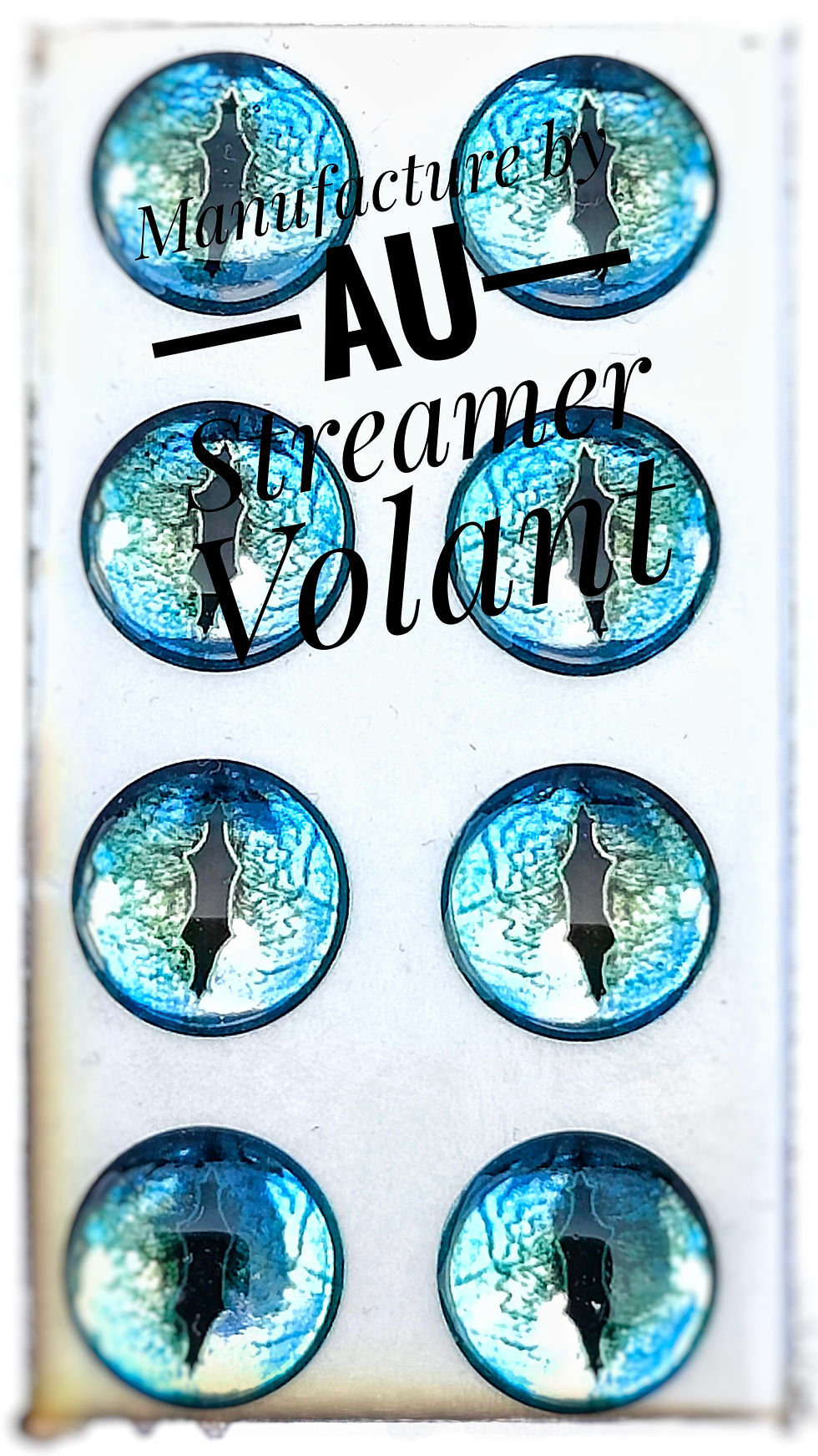 Yeux Gecko Bleu
