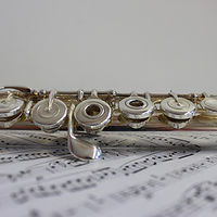 The clarinet that belongs to a student taking music theory lessons in Toronto.